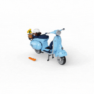 Vespa 125 Lego Icons Creator,